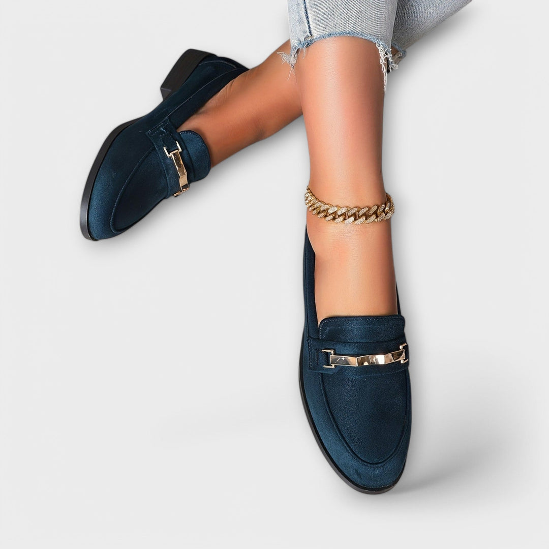 Alméa – Mocassins en flanelle pour femmes