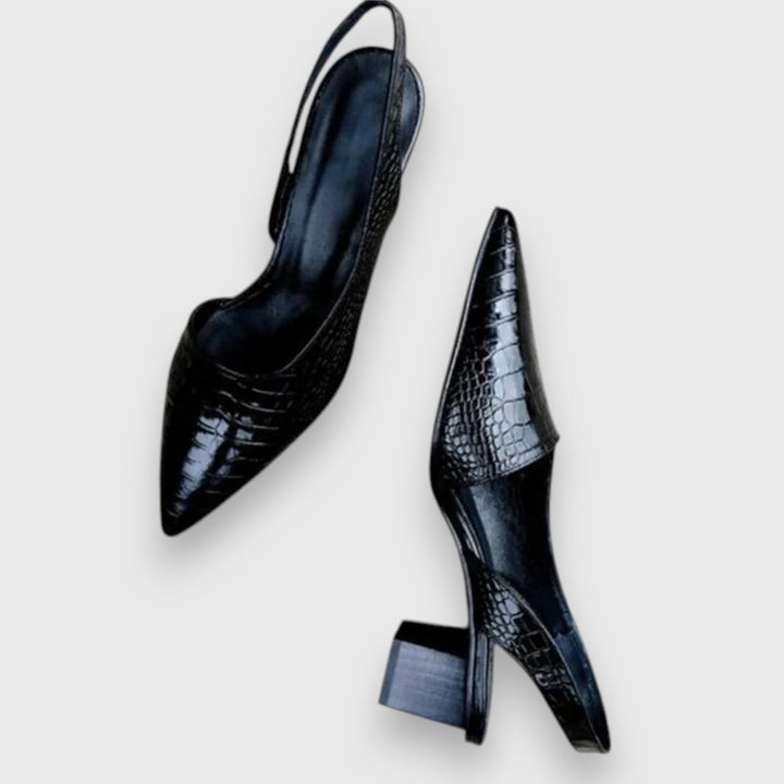 Nora – Escarpins Vintage à Talons Slingback