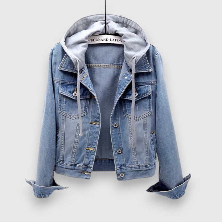 Lena – Veste en jean avec capuche