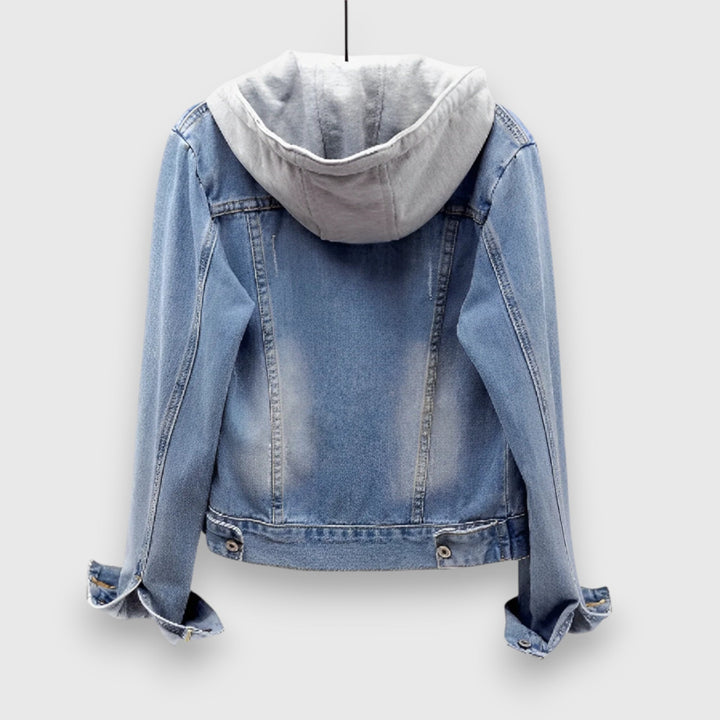 Lena – Veste en jean avec capuche