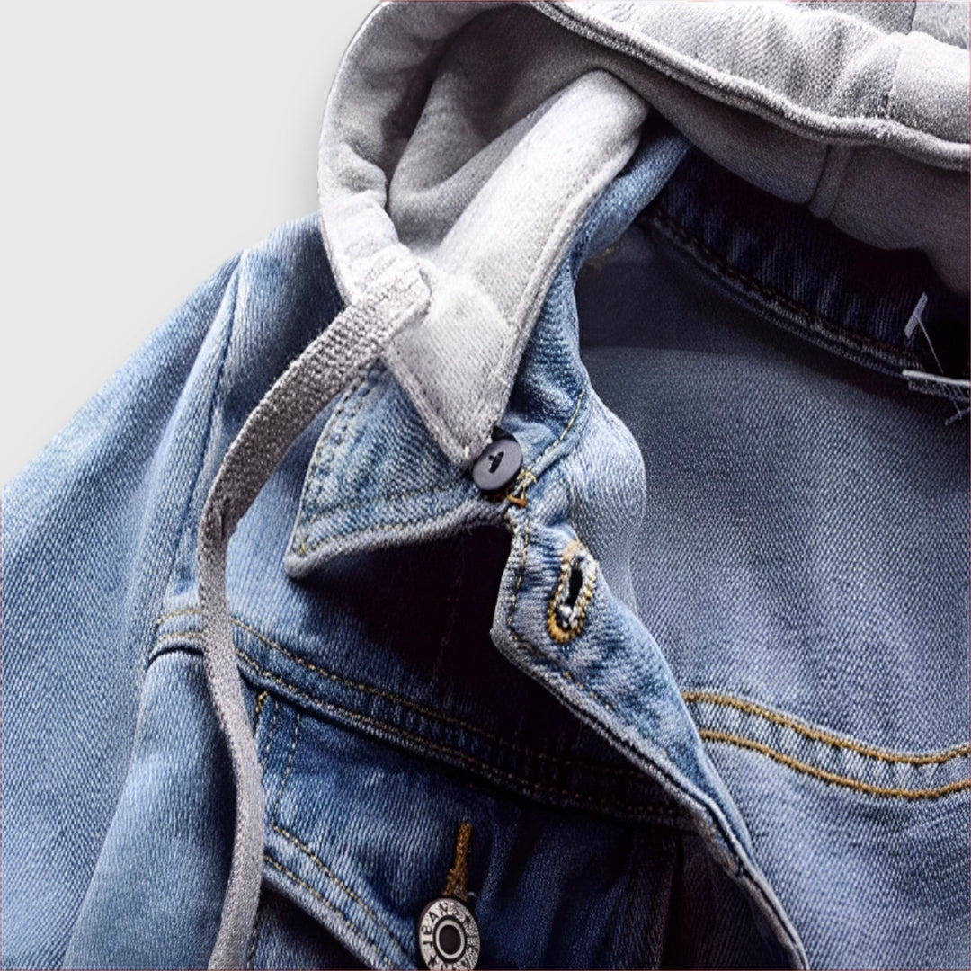 Lena – Veste en jean avec capuche