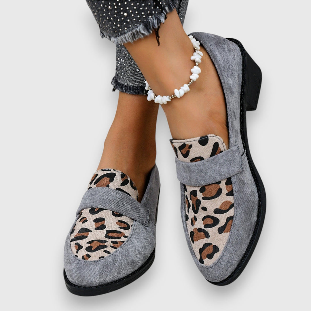 Amara – Mocassins Léopard pour femmes