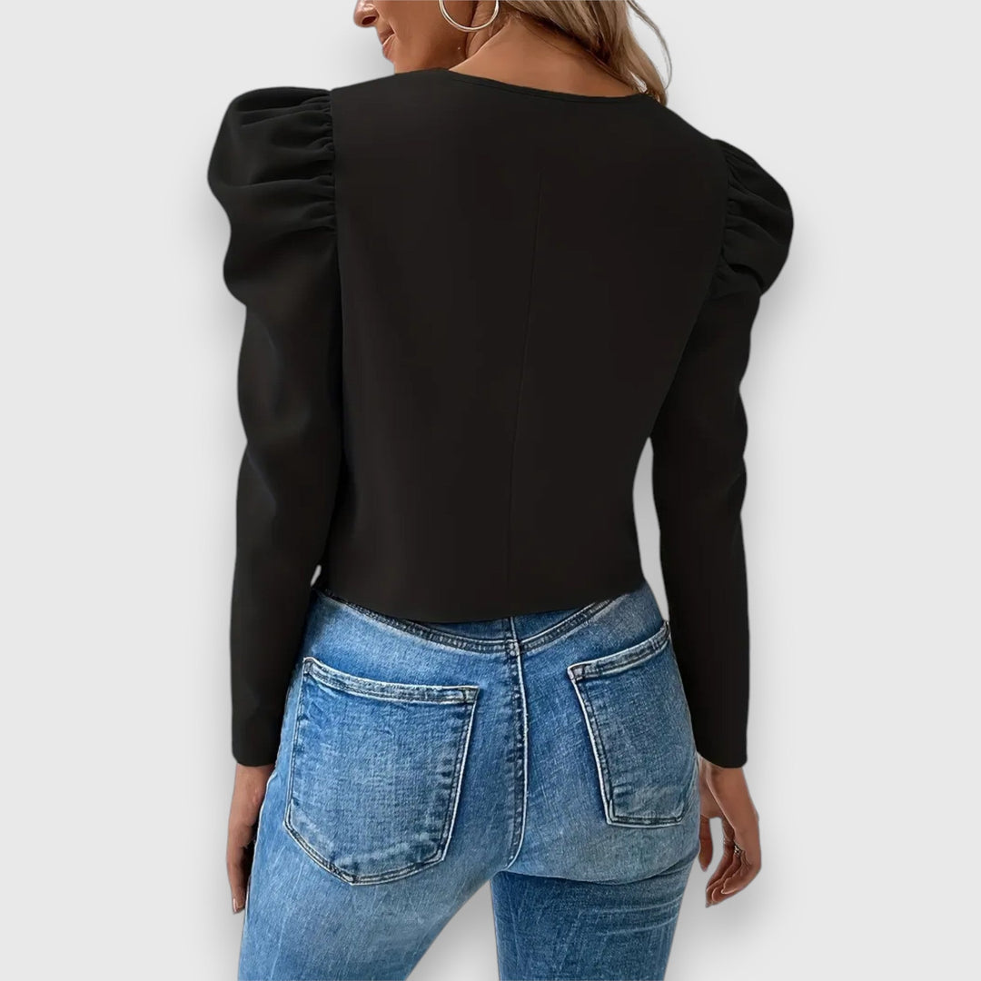 Léa – Veste à manches bouffantes pour femme