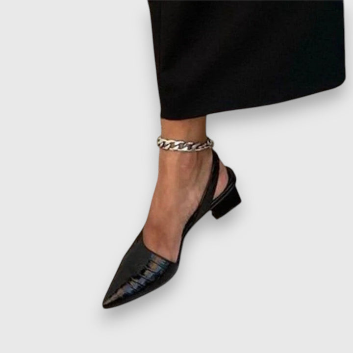 Nora – Escarpins Vintage à Talons Slingback