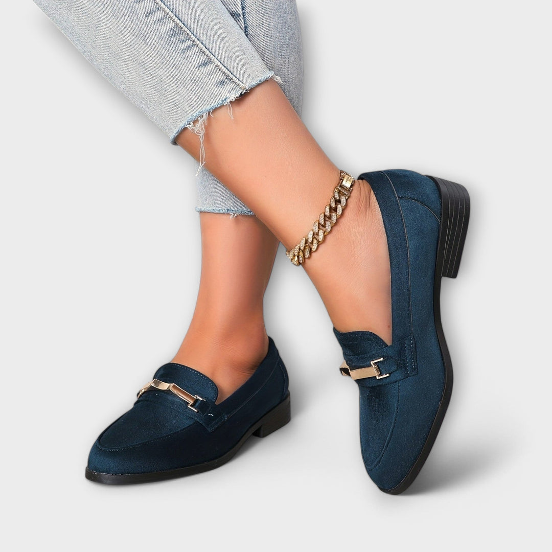Alméa – Mocassins en flanelle pour femmes