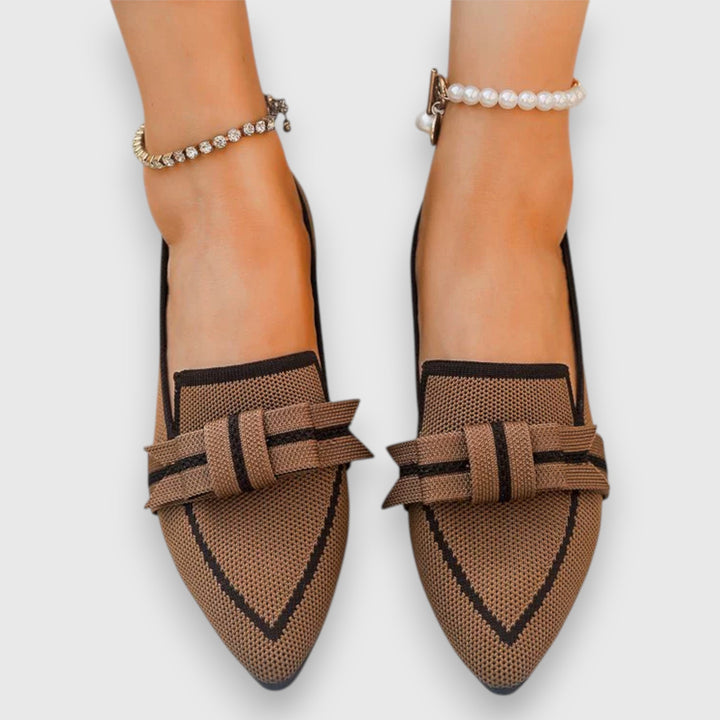 Elara – Women's Bow Slippers