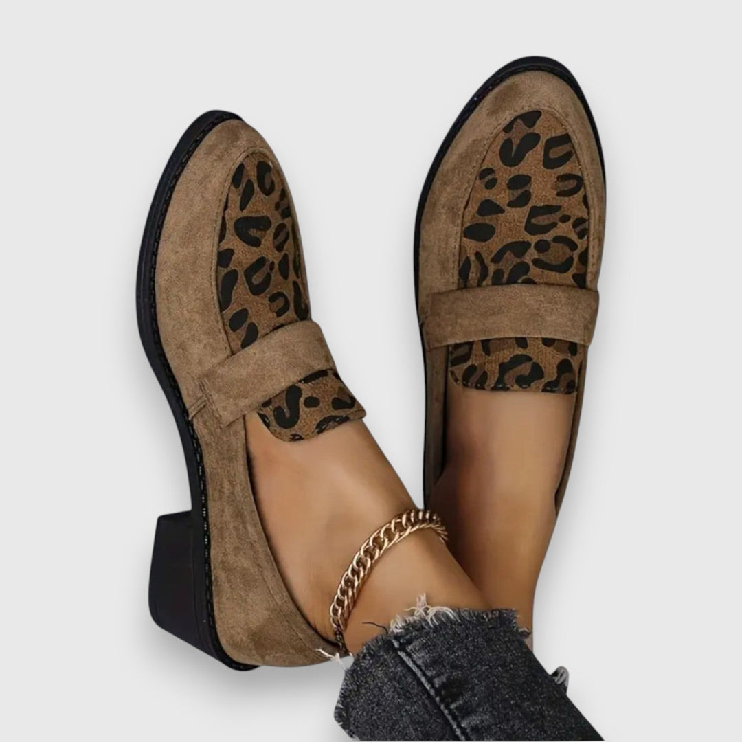 Amara – Mocassins Léopard pour femmes
