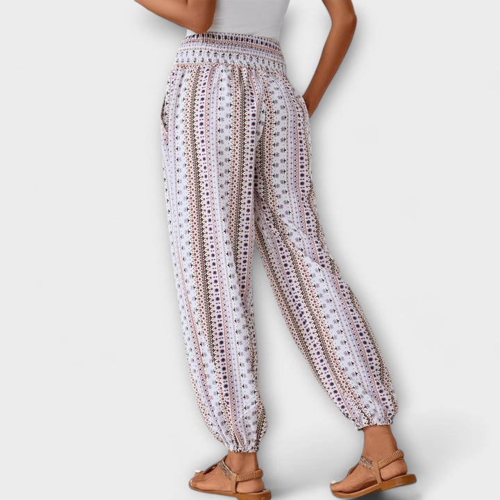 Scarlett - Pantalon avec graphique ethnique