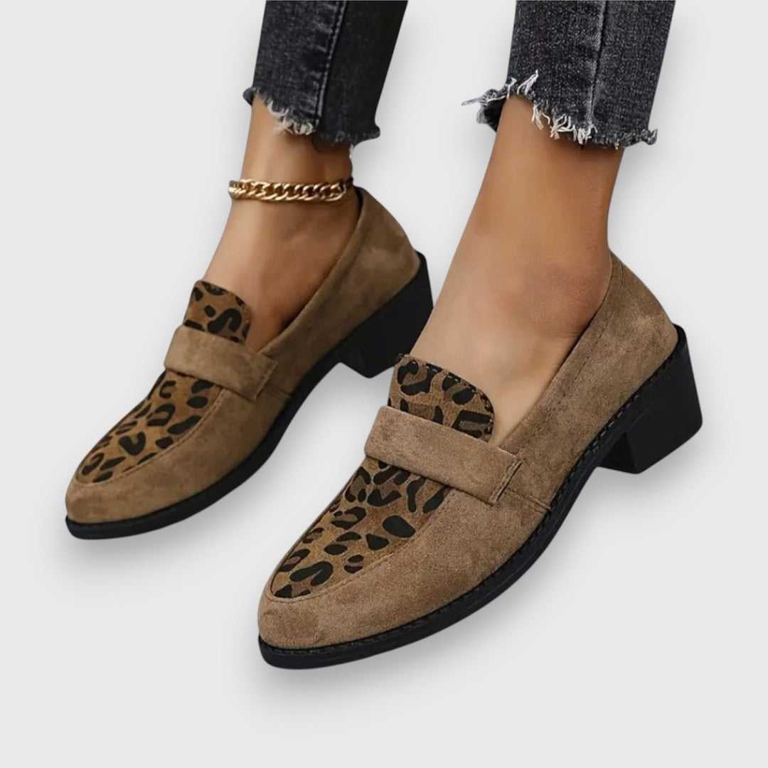 Amara – Mocassins Léopard pour femmes
