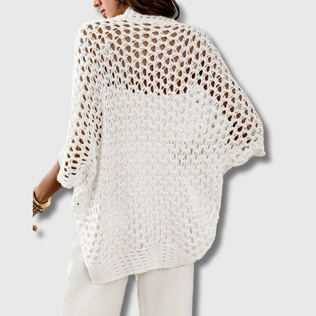 Amandine - Cardigan Crocheté Élégant pour Femmes Allure Raffinée