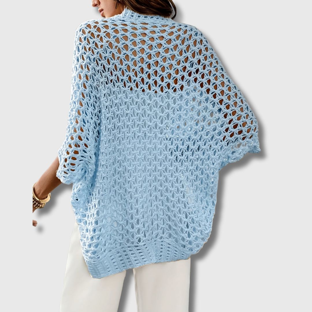 Amandine - Cardigan Crocheté Élégant pour Femmes Allure Raffinée