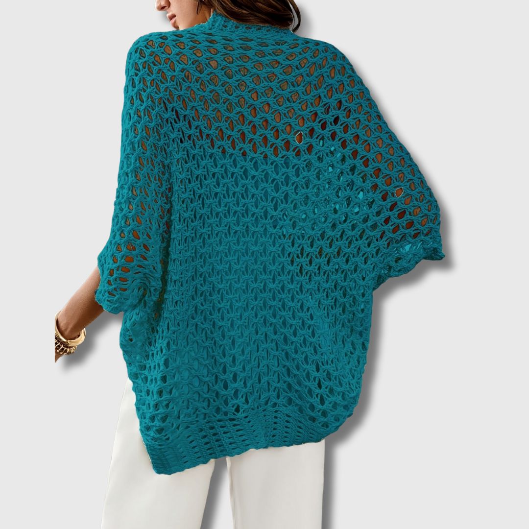 Amandine - Cardigan Crocheté Élégant pour Femmes Allure Raffinée