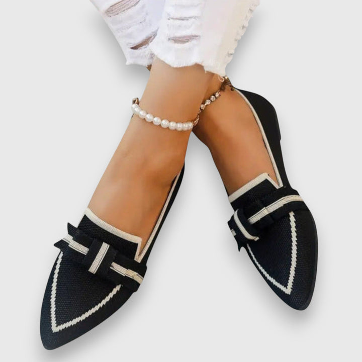 Elara – Women's Bow Slippers