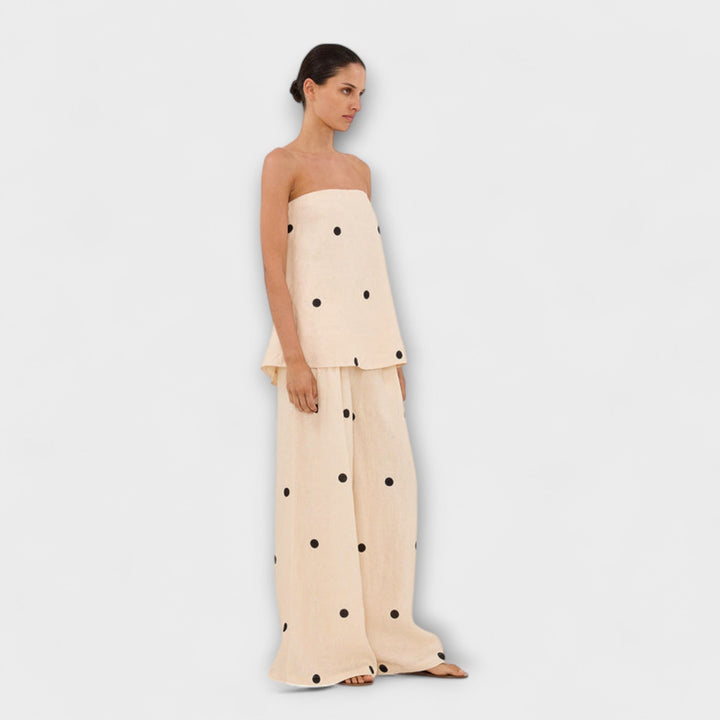 Georgia - Polka Dot Pants Set