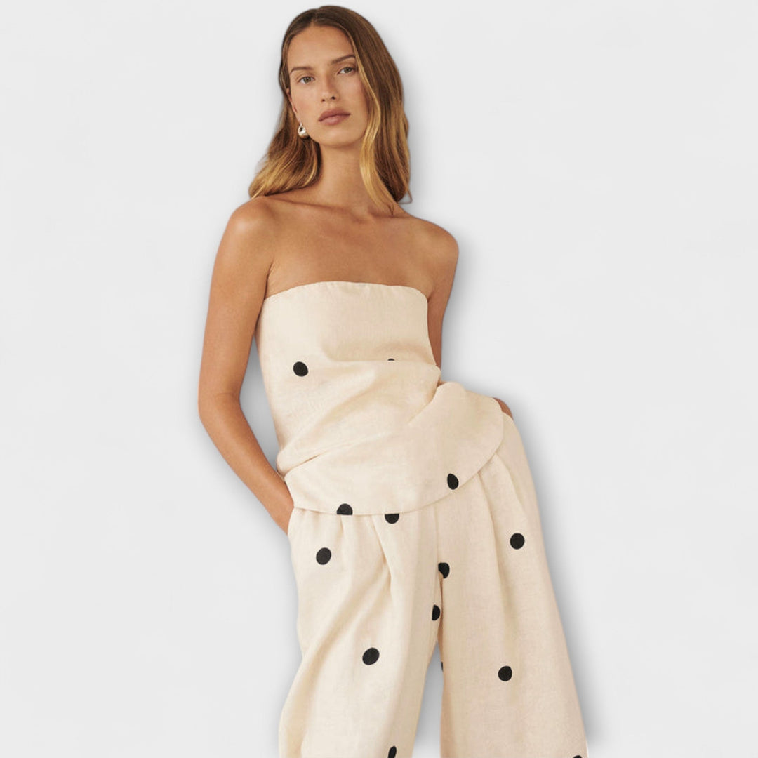 Georgia - Polka Dot Pants Set