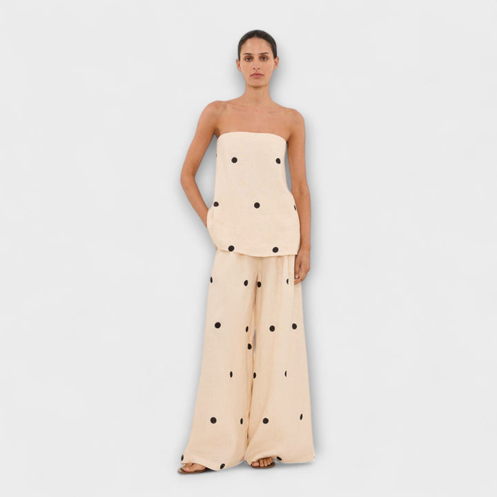 Georgia - Polka Dot Pants Set