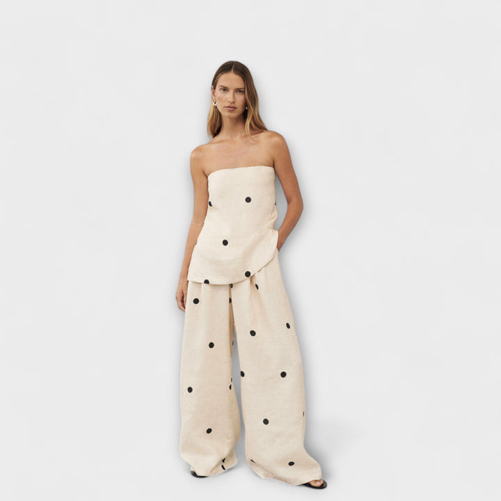 Georgia - Polka Dot Pants Set