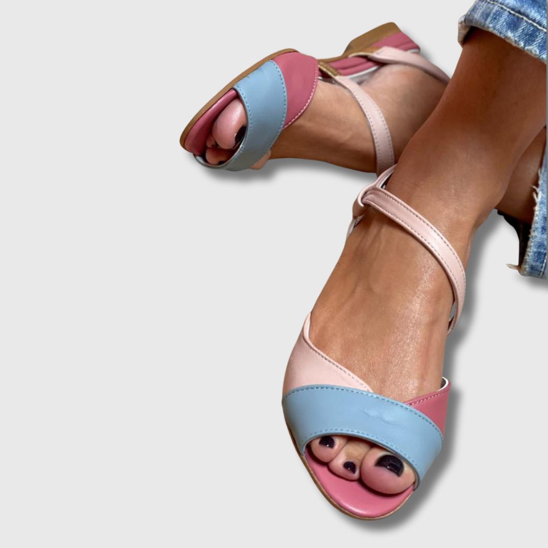 Ellela™ – Women's Asymmetrical Color Block Sandals