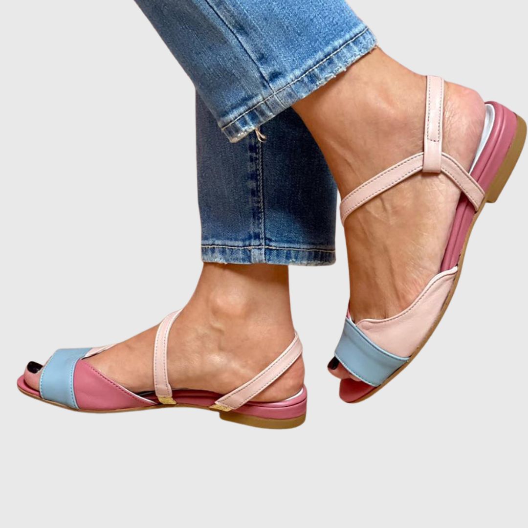 Ellela™ – Women's Asymmetrical Color Block Sandals