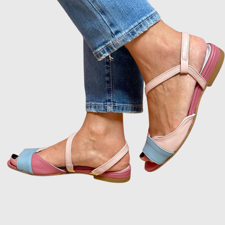 Ellela™ – Women's Asymmetrical Color Block Sandals