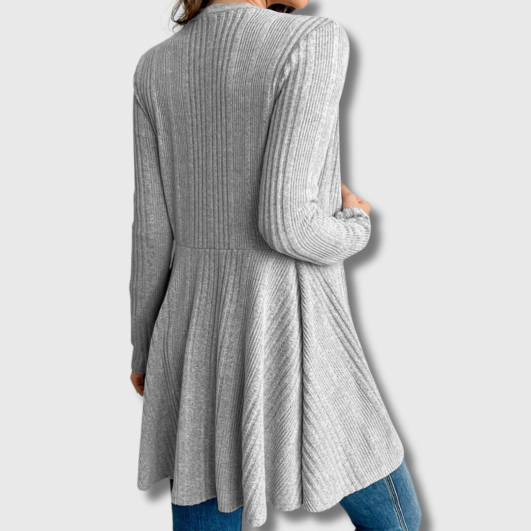 Blanche - Élégance au Quotidien Cardigan Chic pour Femmes