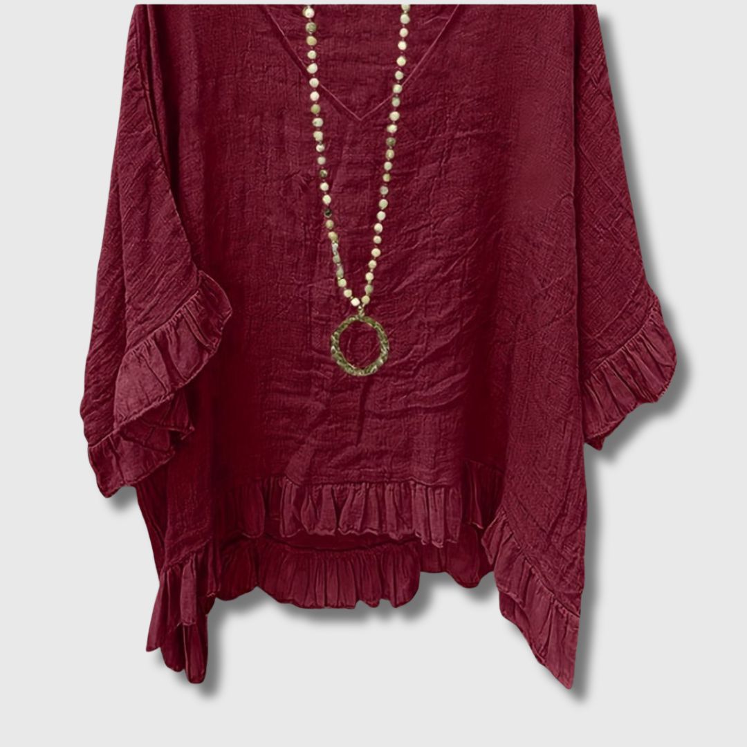 Limited Lightness Asymmetrical Blouse for Women