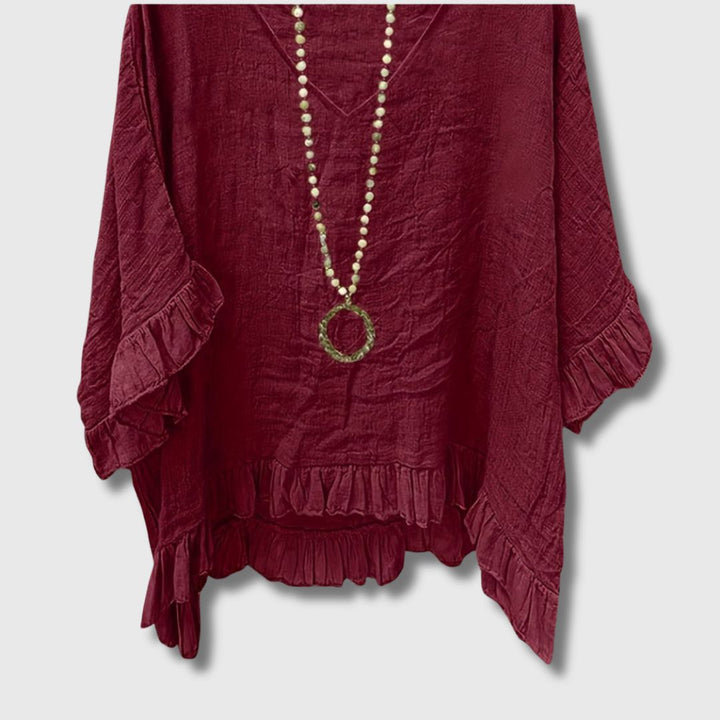 Limited Lightness Asymmetrical Blouse for Women