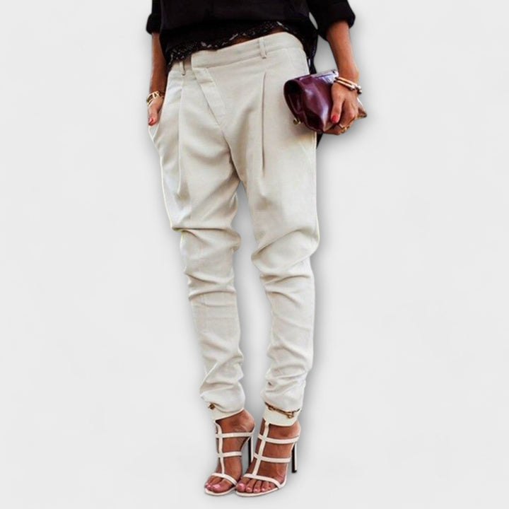 Mira - Pantalon élégant taille haute