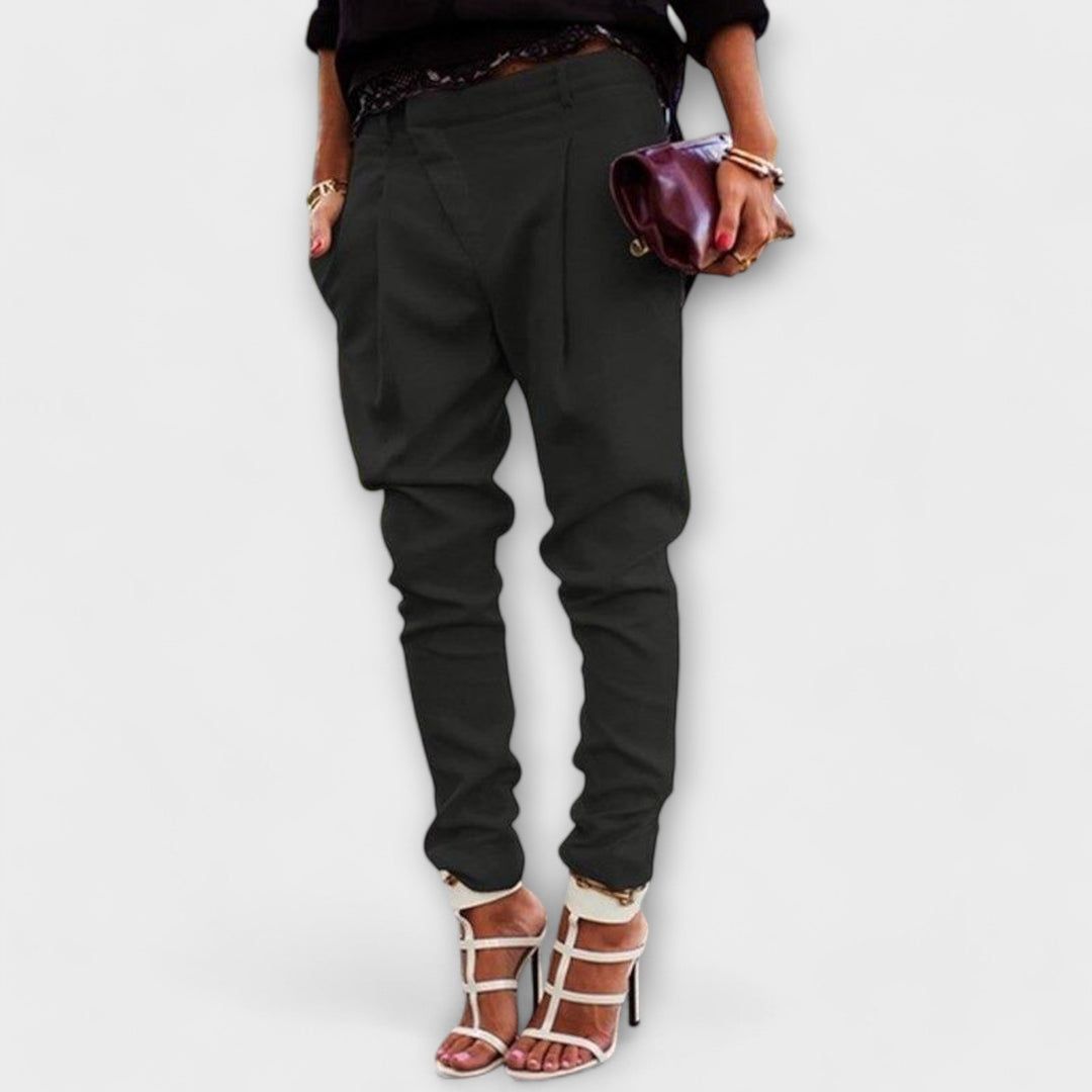 Mira - Pantalon élégant taille haute