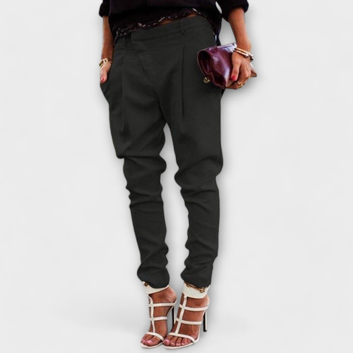 Mira - Pantalon élégant taille haute