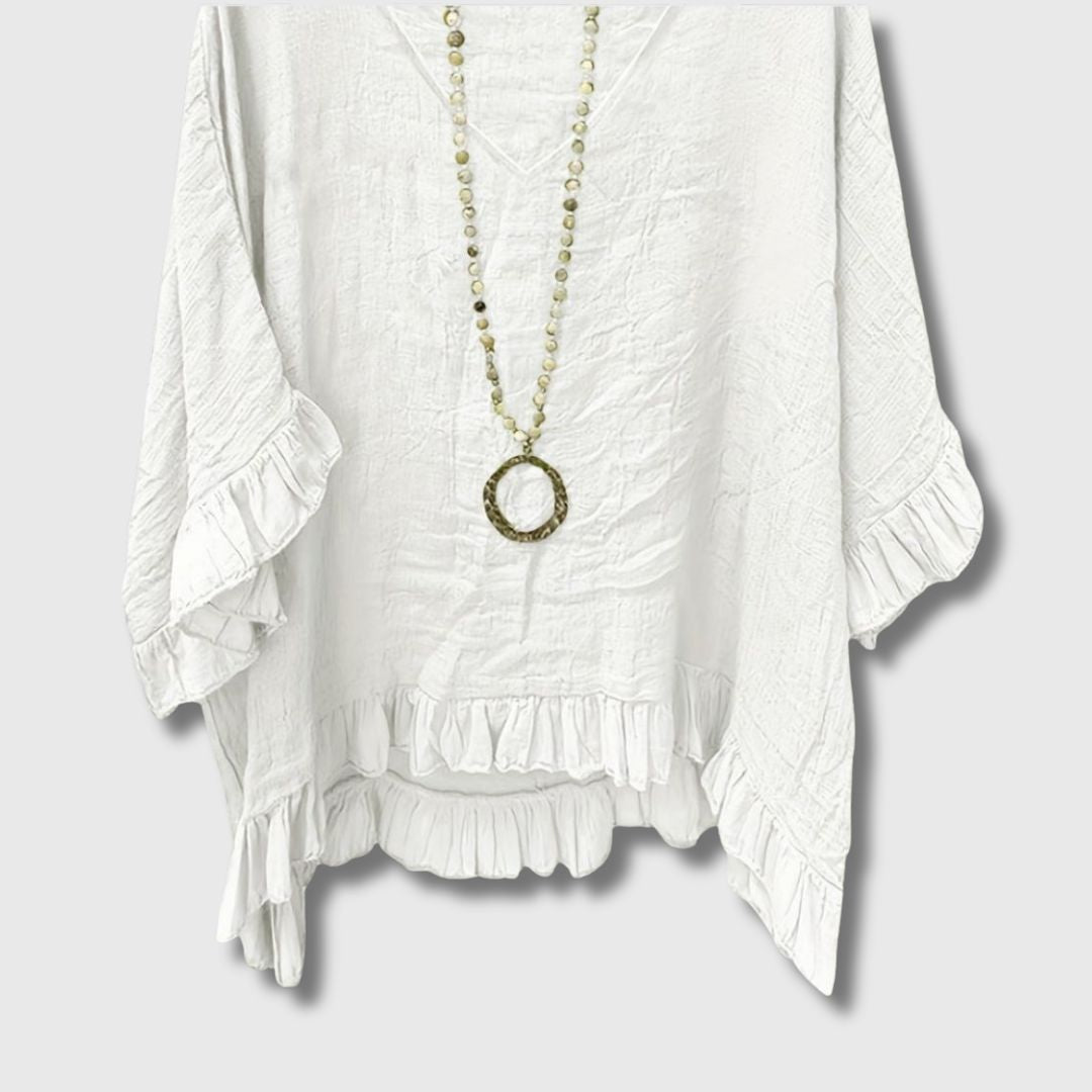 Limited Lightness Asymmetrical Blouse for Women