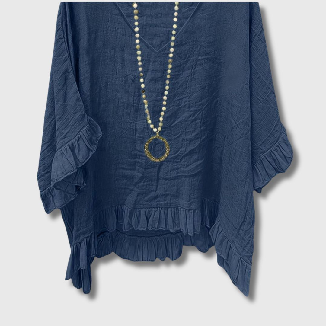 Limited Lightness Asymmetrical Blouse for Women