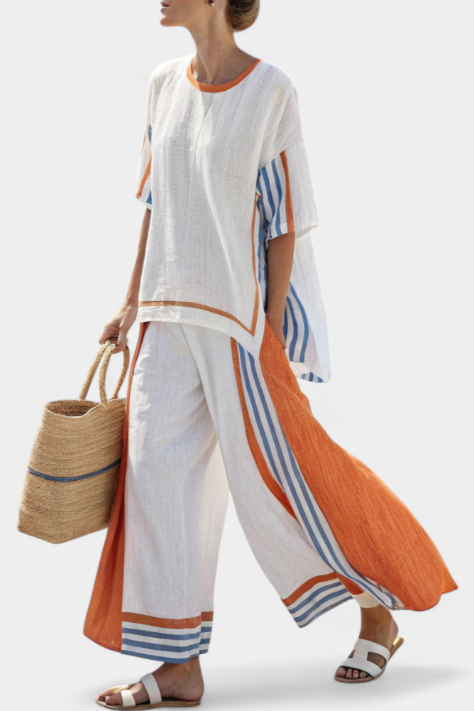 Lauren – Ensemble deux pièces au style méditerranéen