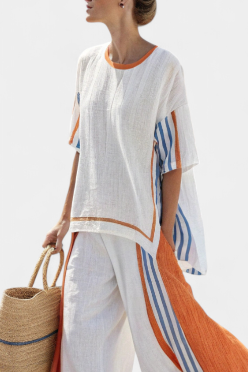 Lauren – Ensemble deux pièces au style méditerranéen
