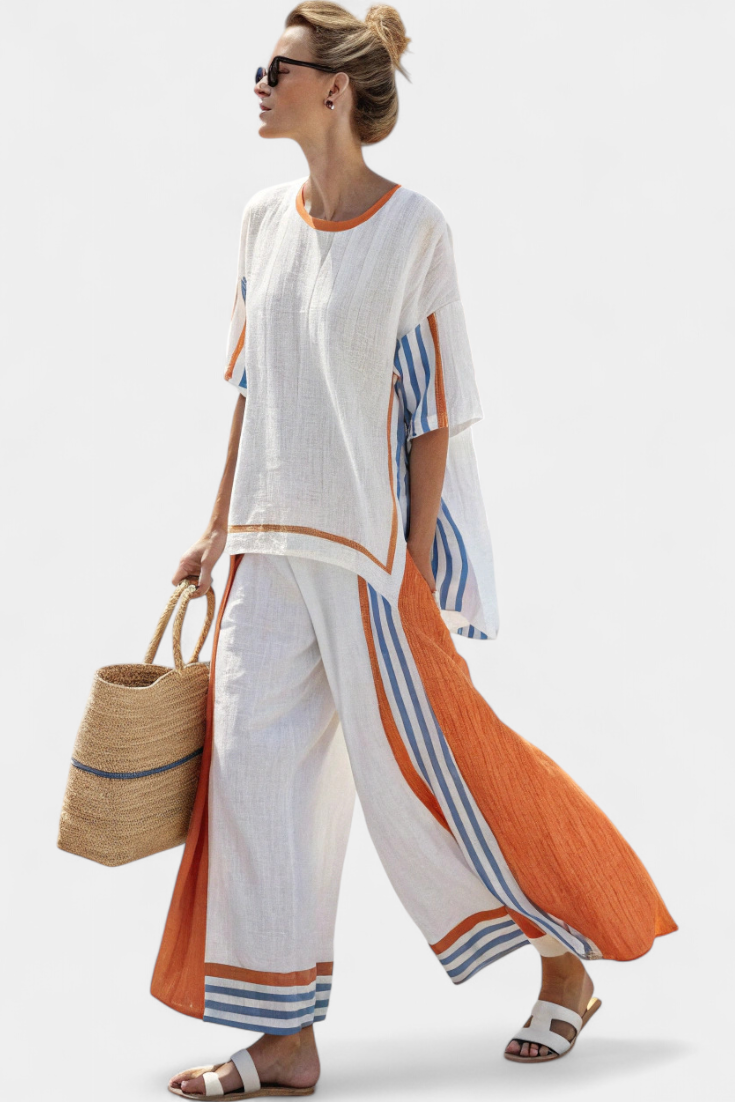 Lauren – Ensemble deux pièces au style méditerranéen