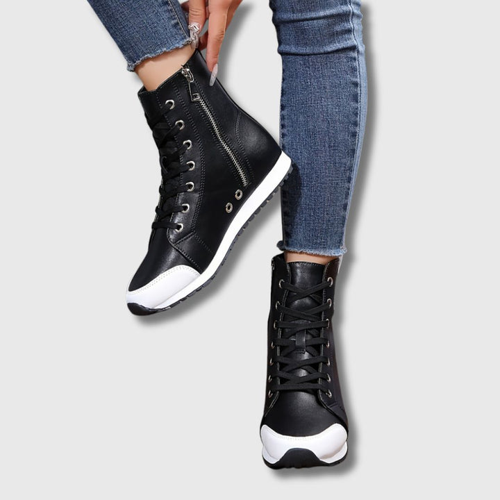 Aurora – Femme Sneakers Bicolores Confort Hautes | Édition Limitée