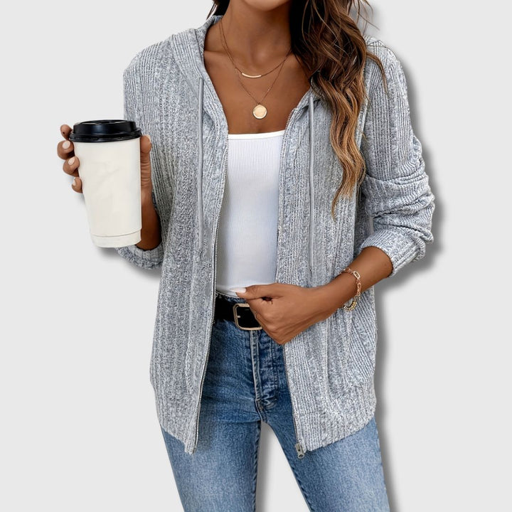Veste Quotidien Tricot Élégante pour Femme