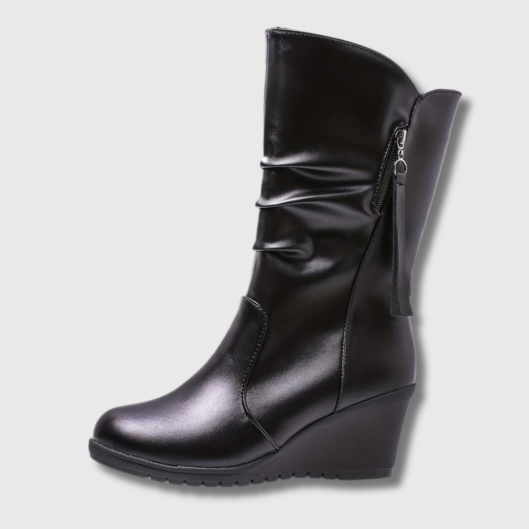 Cécile - Femme Bottes avec Détail Franges | Édition Limitée