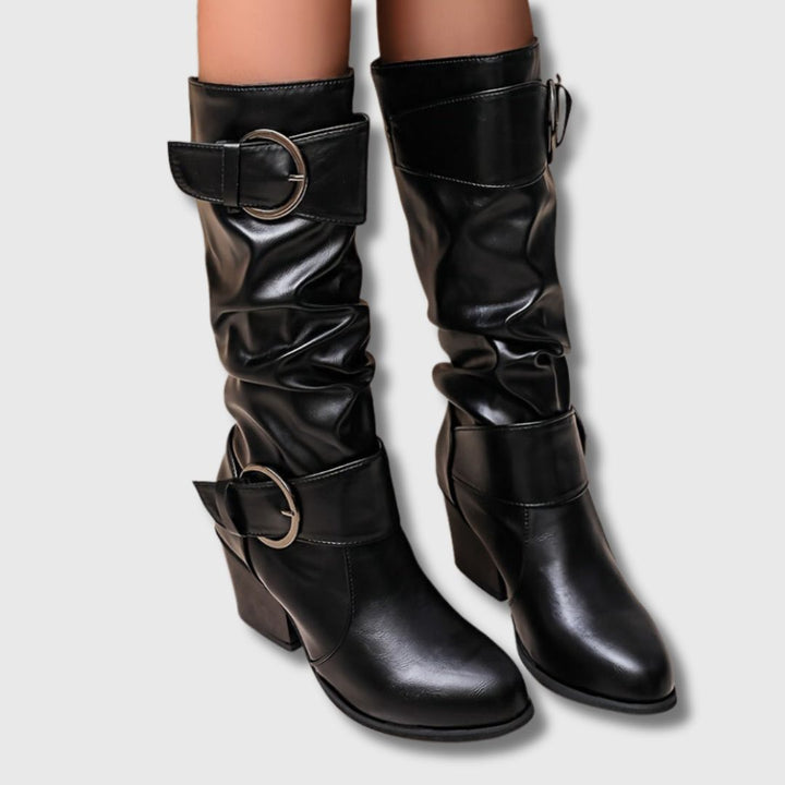 Éléonore – Femme Bottines à Talon Épais | Édition limitée