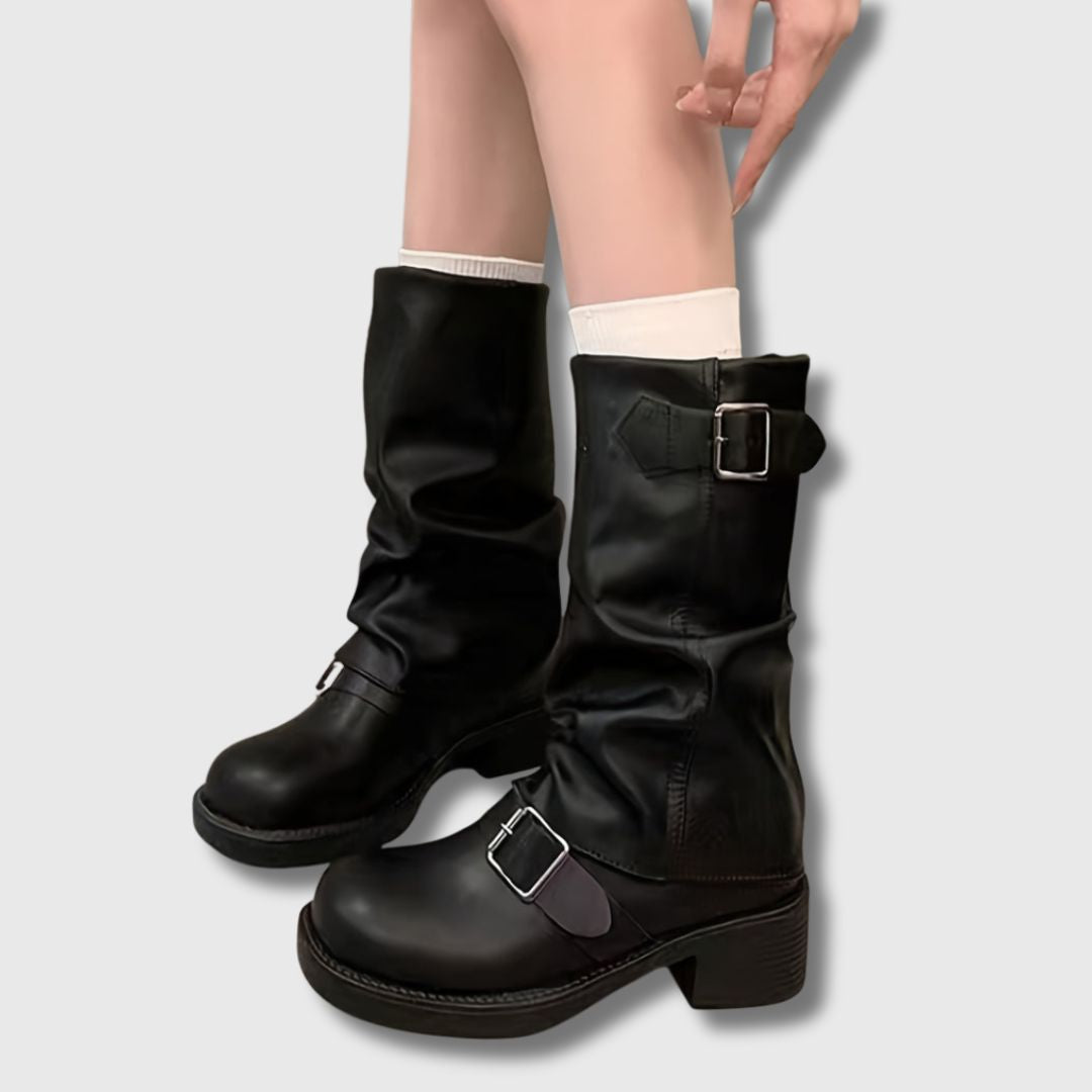 Elena – Femme Bottes Western à Lacets | Édition Limitée