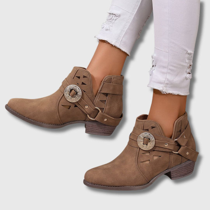 Clara – Femme Bottines Western Chic | Édition Limitée