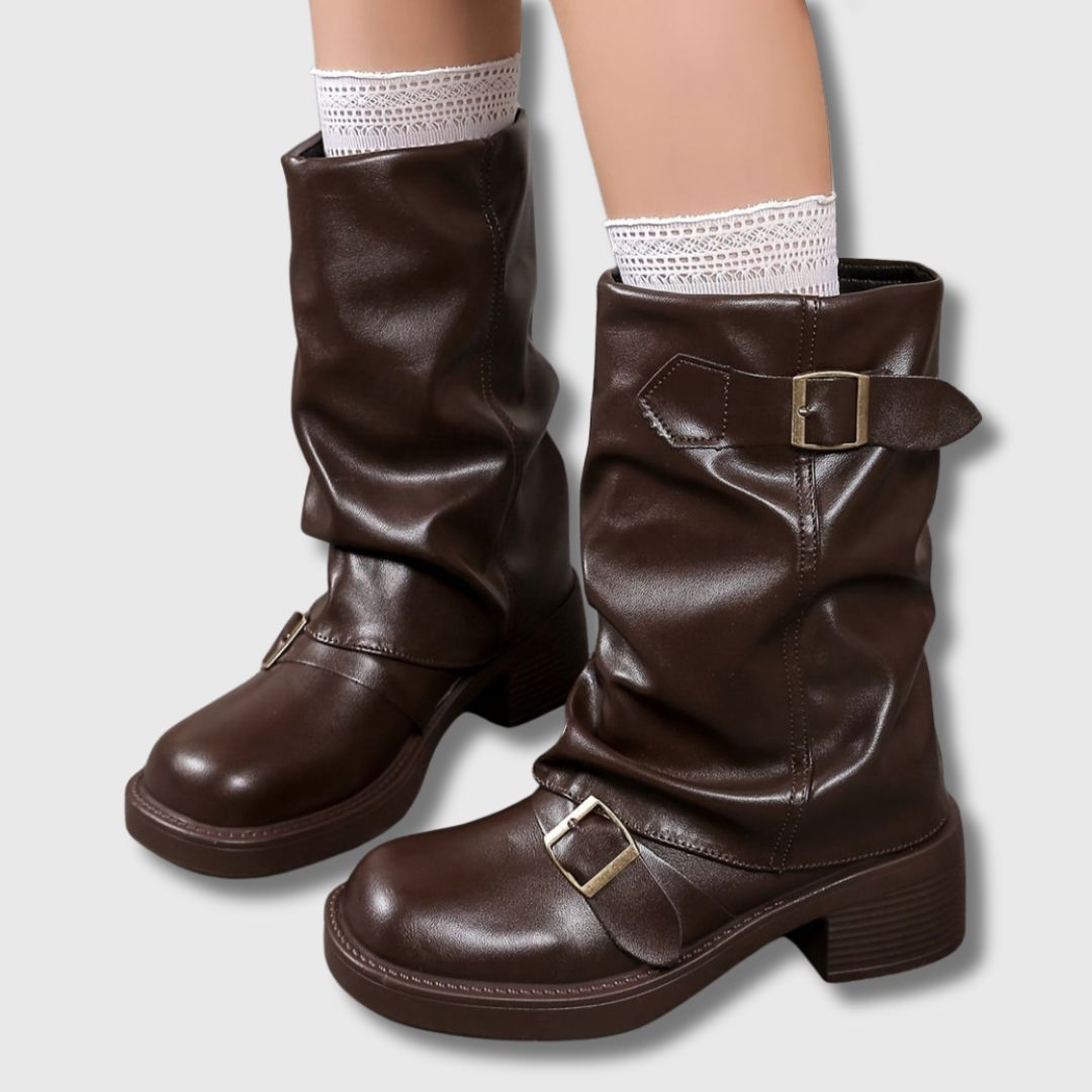 Elena – Femme Bottes Western à Lacets | Édition Limitée