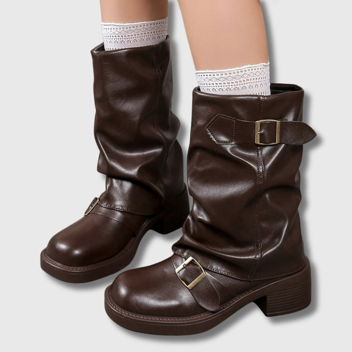 Elena – Femme Bottes Western à Lacets | Édition Limitée