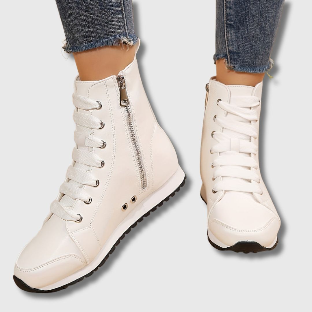Aurora – Femme Sneakers Bicolores Confort Hautes | Édition Limitée