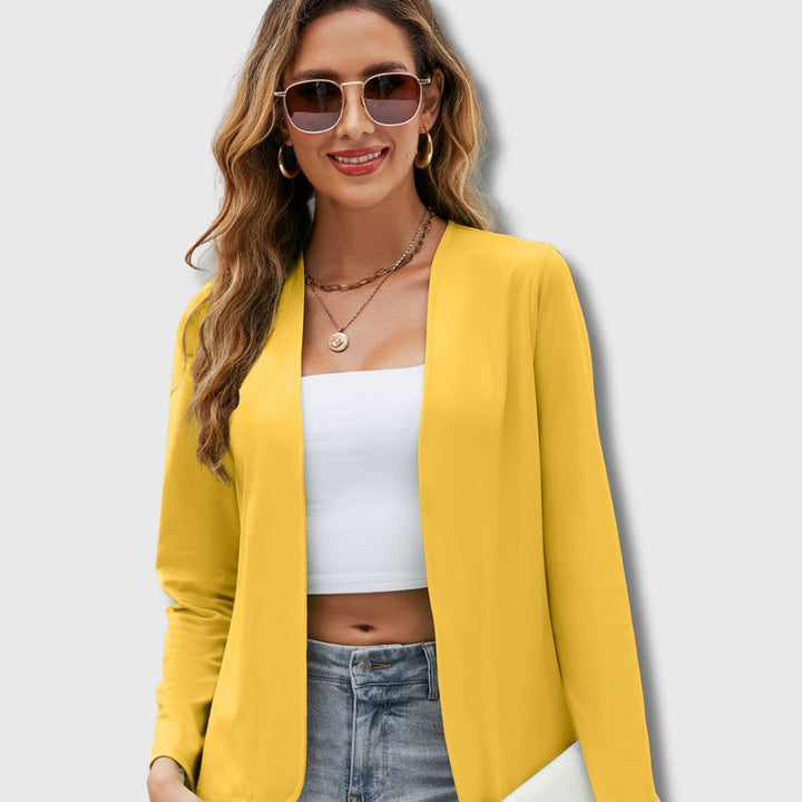 Léa - Blazer Femme Chic Décontracté Édition Limitée
