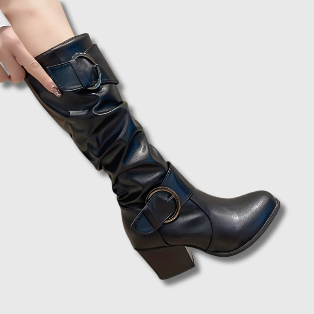 Éléonore – Femme Bottines à Talon Épais | Édition limitée
