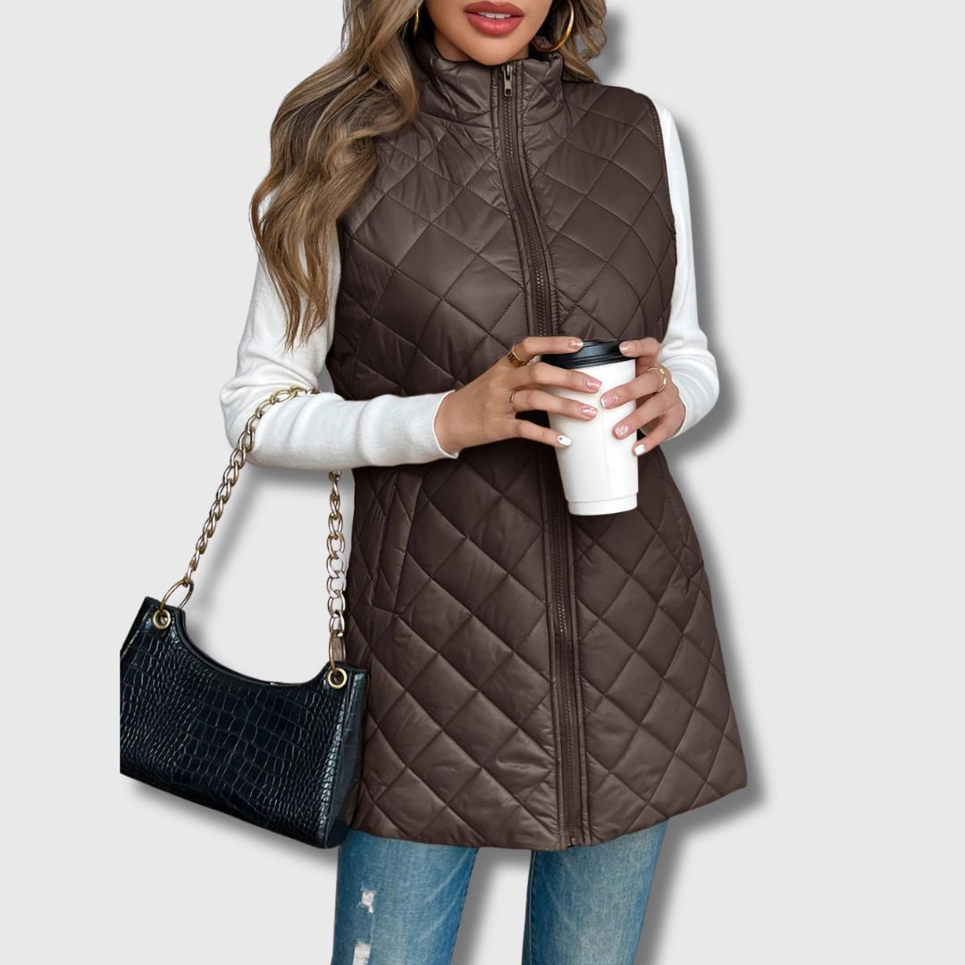 Amandine - Femme Gilet Matelassé | Édition Limitée