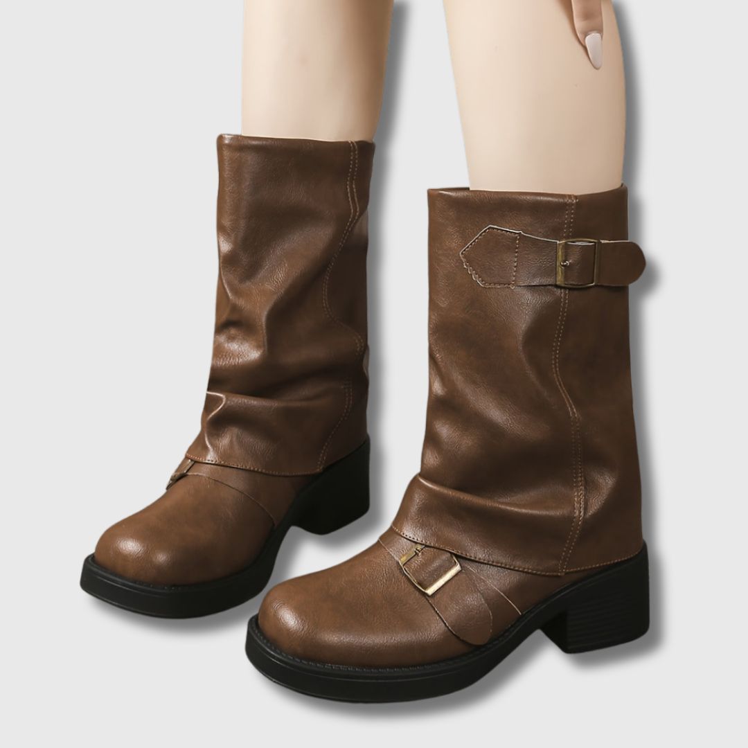 Elena – Femme Bottes Western à Lacets | Édition Limitée