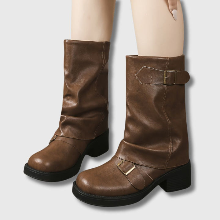 Elena – Femme Bottes Western à Lacets | Édition Limitée