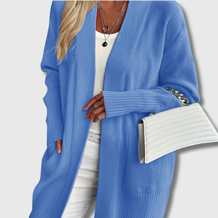 Camille - Femme Cardigan Élégant avec Poches Édition Limitée